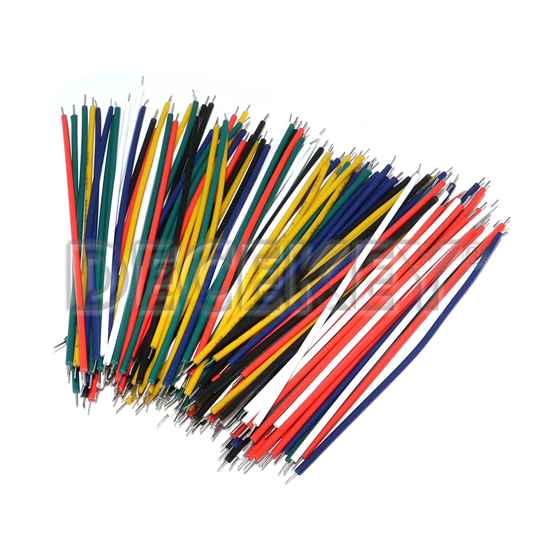 

120PCS/set 24AWG Tin-Plated Breadboard PCB Solder Cable 24AWG 8cm Fly Jumper Wire Tin Conductor Wires 1007-24AWG Connector Wire