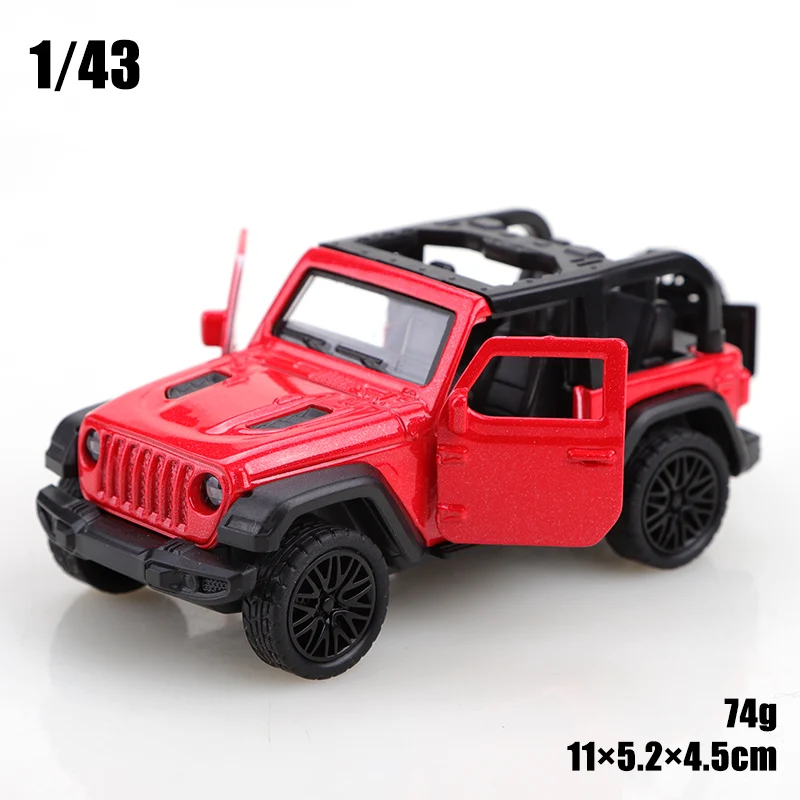 

(Corrugated cardboard box) 1/43 scale, mini off-road vehicle toy, strong pullback mechanism, cast metal, boy's toy, gift.