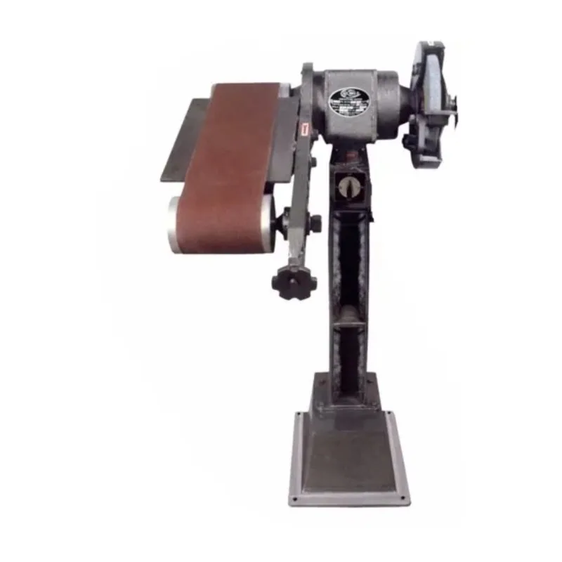

Double Ended Belt Sander Heavy-Duty Dual Belt Sanding Machine With Independent Operation, Adjustable Belt Angles