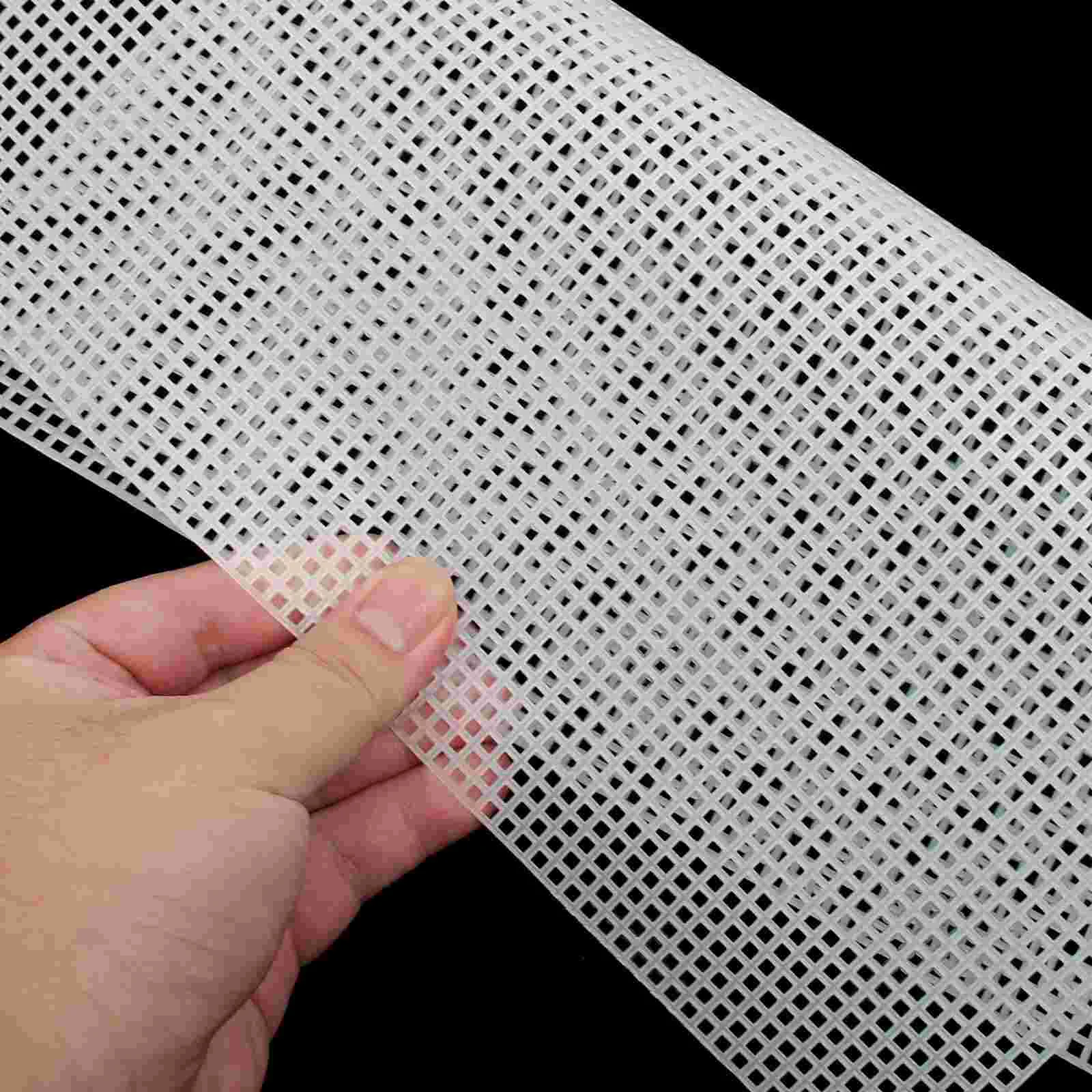 5 Pcs Woven Mesh Sheet Sewing Plastic Canvas Crochet Bag Supplies Making Stitching For Embroidery Tool Pad