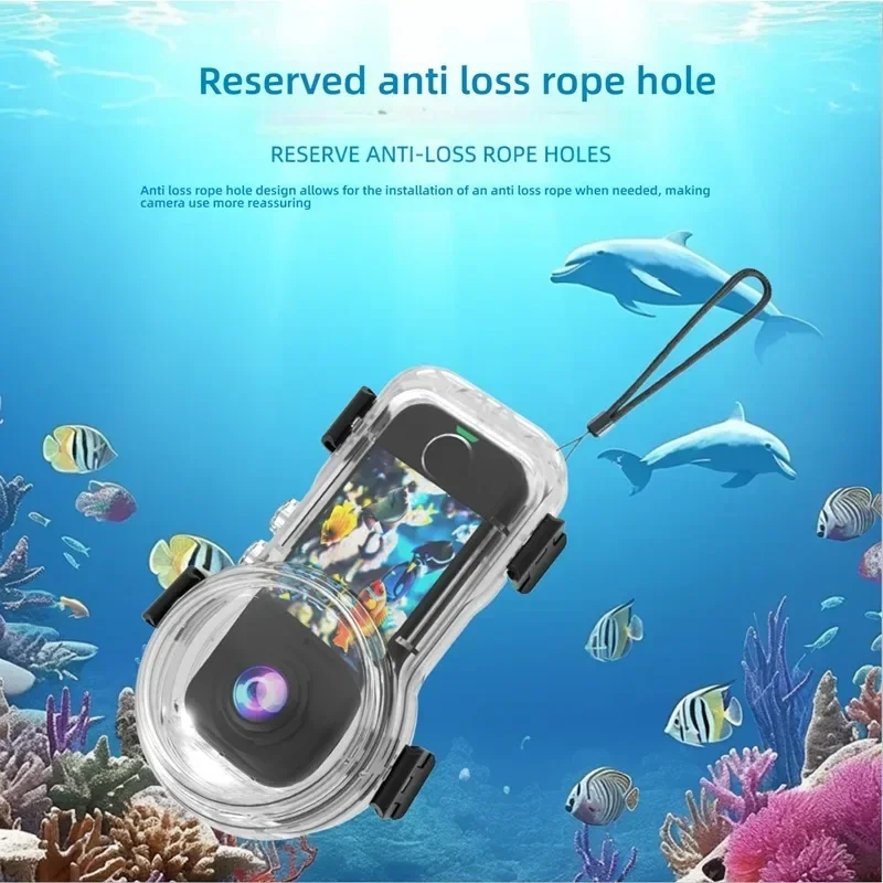 

Invisible Dive Case For Insta360 X4 Air, Underwater 50M Waterproof Diving Housing Cover Protective Shell for Camera Accessories