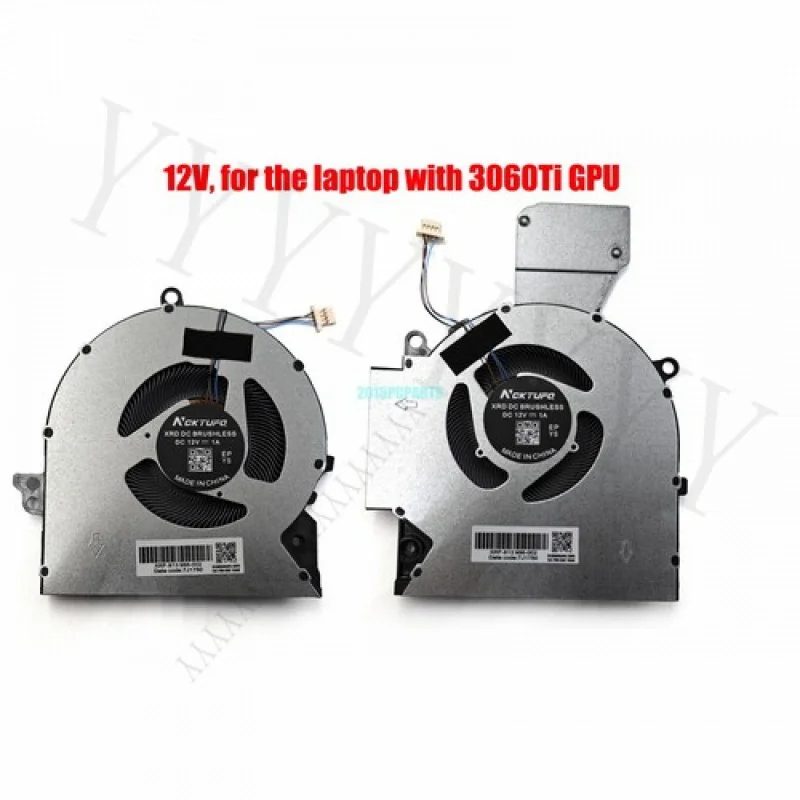 

Y + новинка для HP Omen 16-B 16-C TPN-Q265 TPN-Q267 CPU/3060Ti GPU охлаждающие вентиляторы 12 В