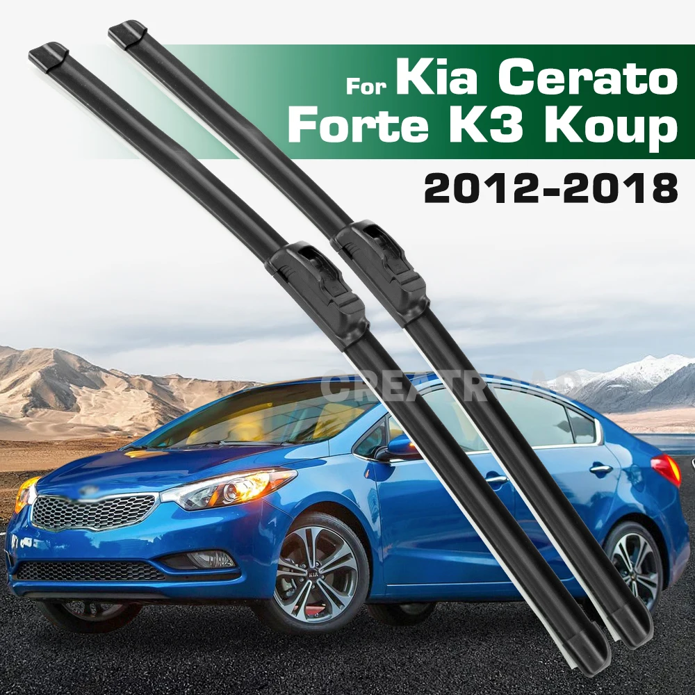 

GREATROAD Стеклоочиститель с левым и правым рулем, комплект передних щеток стеклоочистителя для Kia Cerato Forte K3 Koup 2012-2018, лобовое стекло, 26 "+ 14"