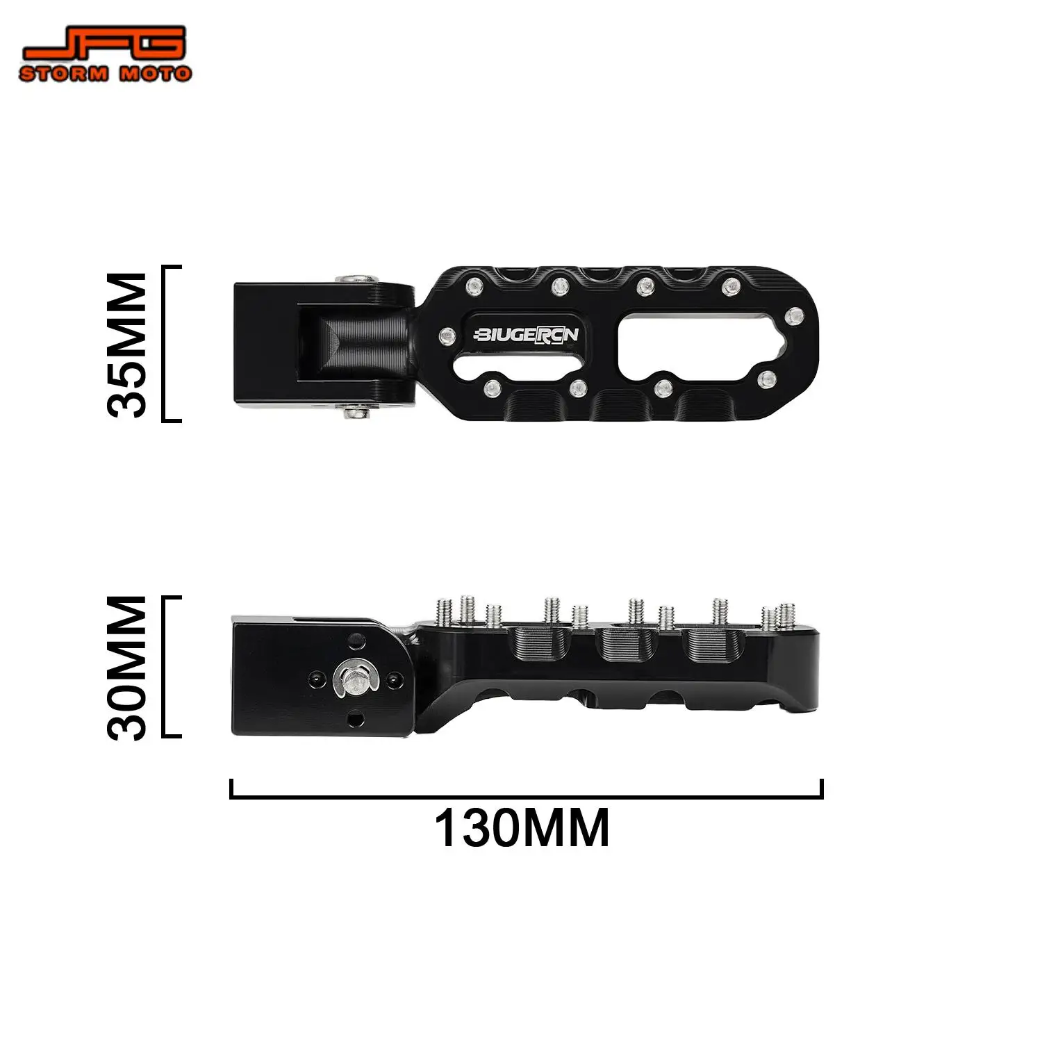 Rear Passenger Footpegs M8 Install Bolt Universal For Super73 Electric Dirt Bike E-bikes 90 Degree Foldable Motorcycles Parts