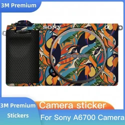 ILCE-6700 ILCE6700 Decal Skin Vinyl Wrap Anti-Scratch Film Camera Body Protective Sticker For Sony A6700 Alpha 6700