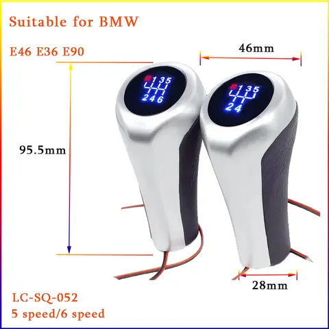 수동 변속기 변속 단추, BMW E36 E90 E46 시리즈에 적합, 5 단 6 단 BMW 모델