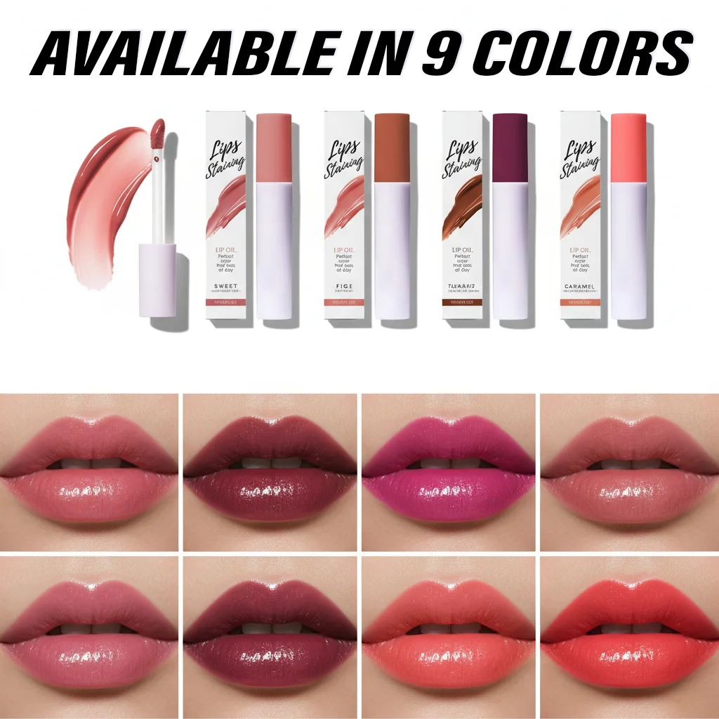 Feuchtigkeitsspendendes Lippenöl, feuchtigkeitsspendend, glänzend, verspiegelnd, nicht klebend, langlebig, nährend, getönt, für Frauen, aufpolsternd, Premium-Formel