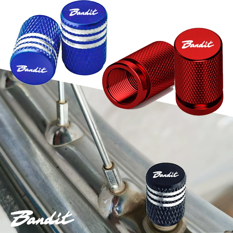 2pcs Universal Styling for Suzuki Bandit GSF650 GSX1250 GSX1400 DL1000 2026 2025 Motorcycle Wheel Tire Valve Stems Caps Covers