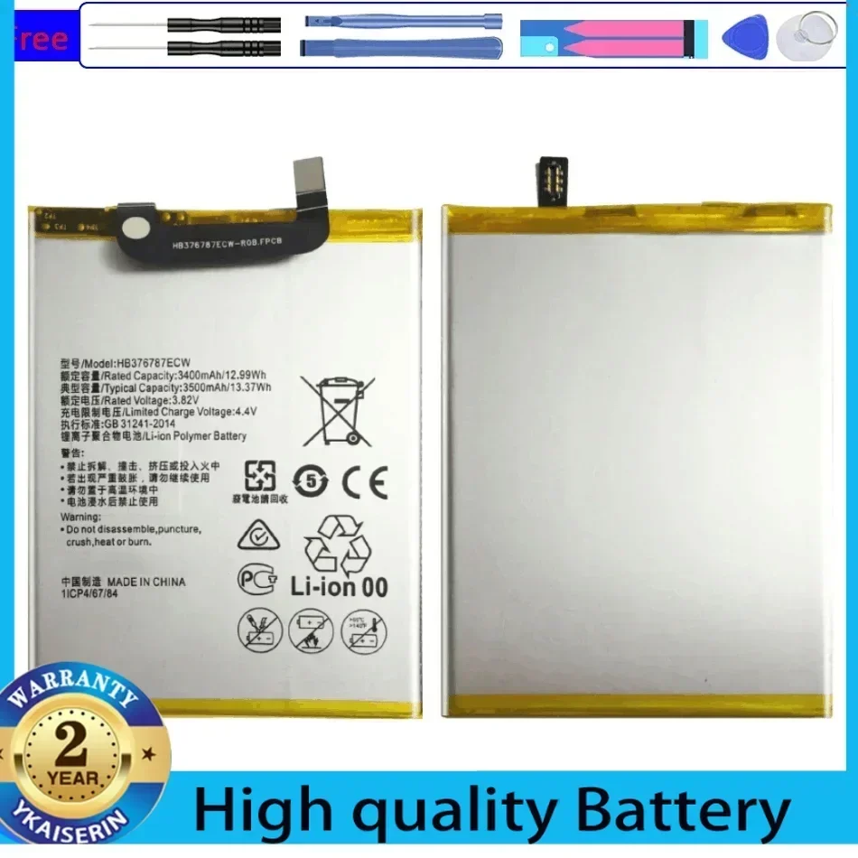 

Rechergeable Battery HB376787ECW for Huawei Honor V8 GB/T18287-2013 Portable Batteries for Cell Phone Warranty + Track NO