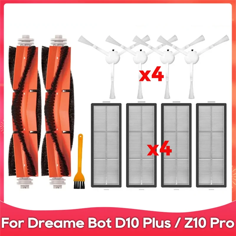Per Dreame Bot D10 Plus / RLS3D / Z10 Pro / L10 Plus Rullo Spazzola Laterale Filtro Hepa Robot Aspirapolvere Parti