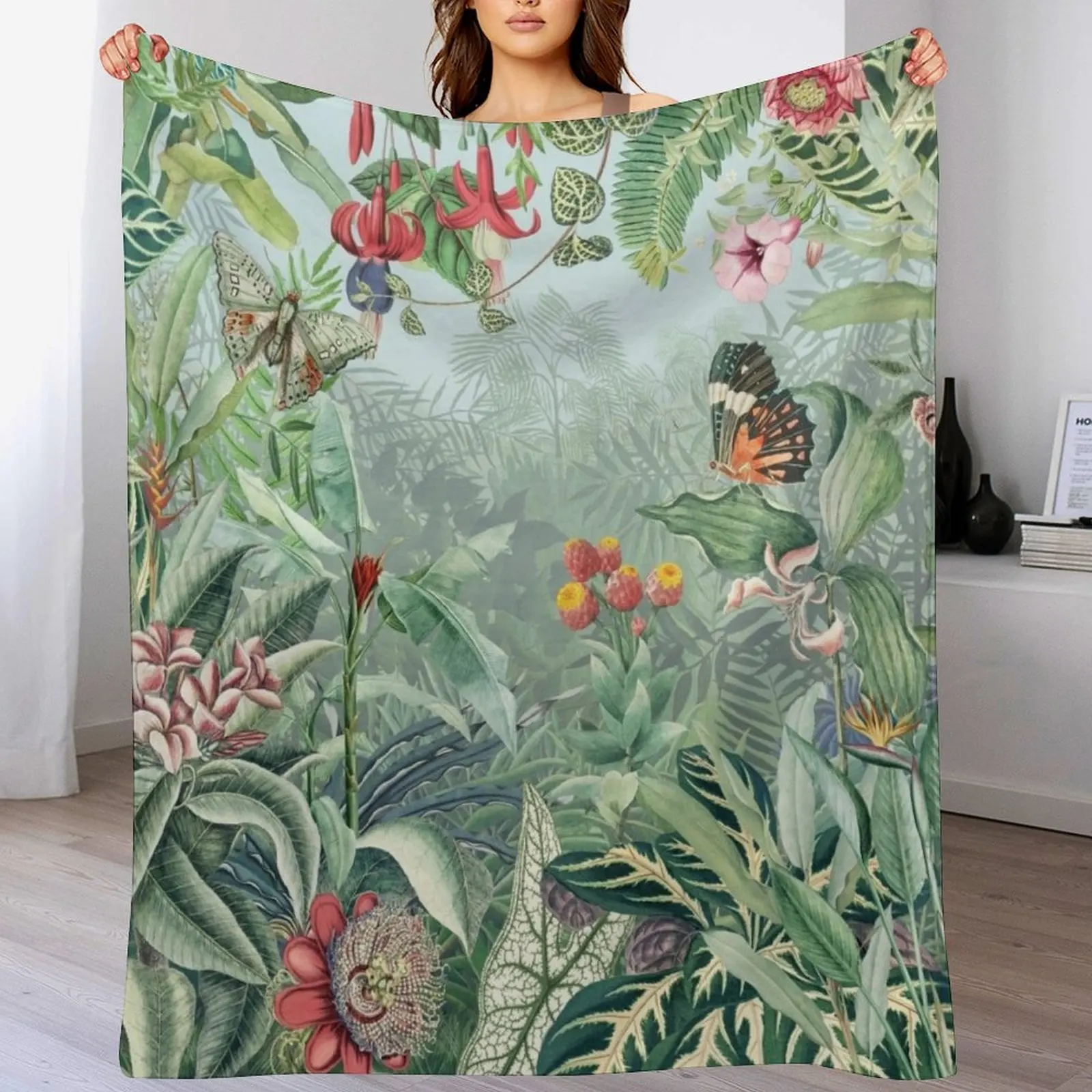 

Tropical Paradise V Throw Blanket halloween Furrys funny gift blankets ands Blankets