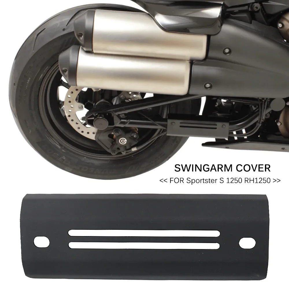 NEW Motorcycle Swingarm Cover & Fork Protector for Sportster S 1250 RH1250 (2021-2022). Premium Metal Guard, Durable & Stylish.