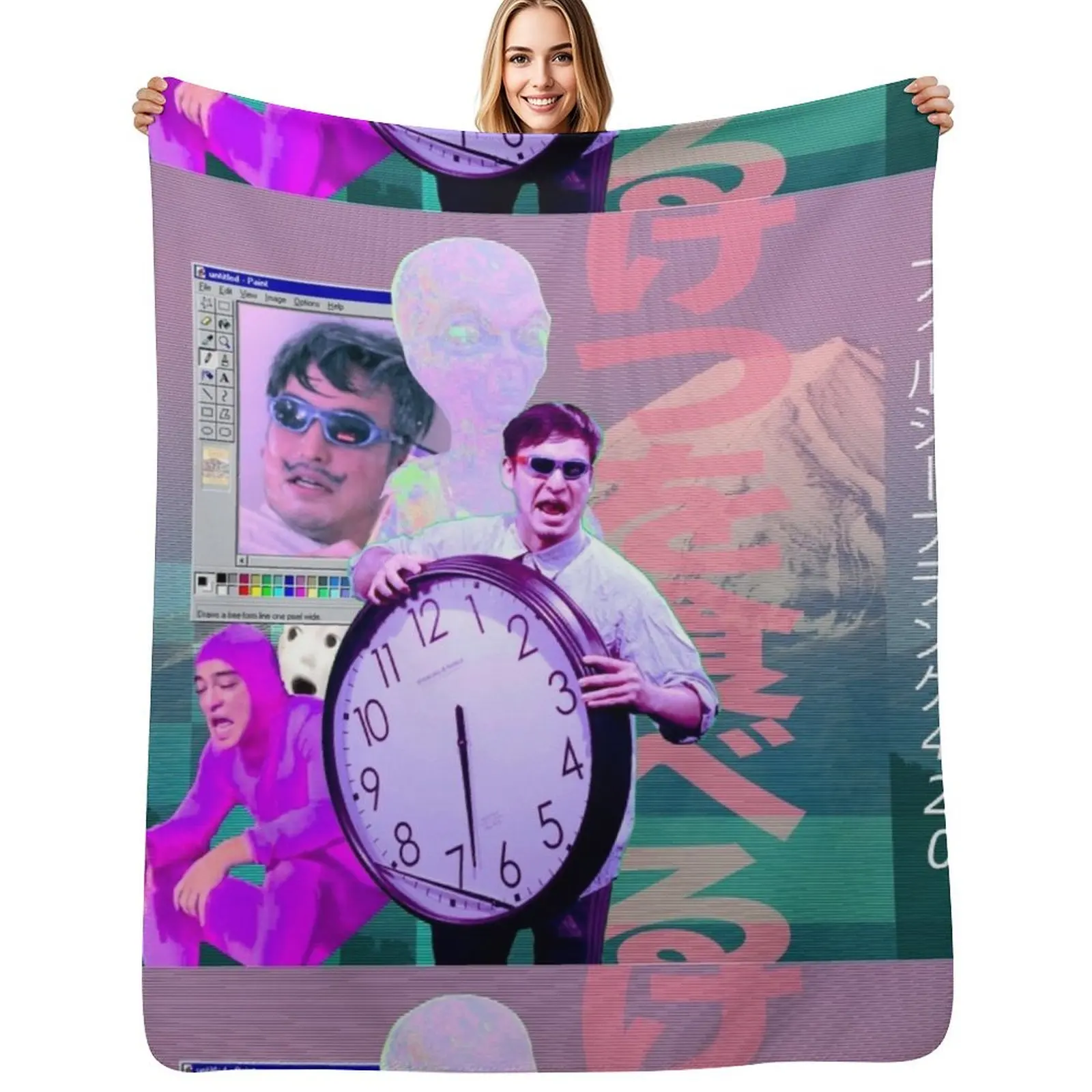 

Filthy frank Throw Blanket Personalized Gift Sofa Quilt warm winter Plush Blankets
