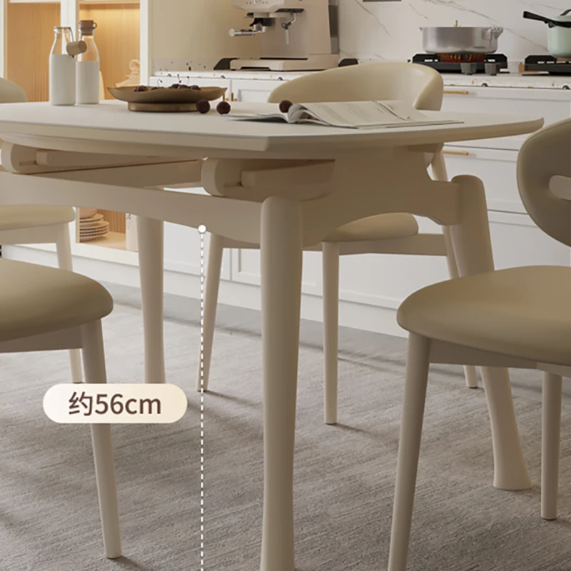 Dekorasi Meja Dapur Modern Luar Ruangan Tinggi Tinggi Meja Makan Nordik Lucu Mewah Tavolo Rotondo Pranzo Perabot Ruang Makan