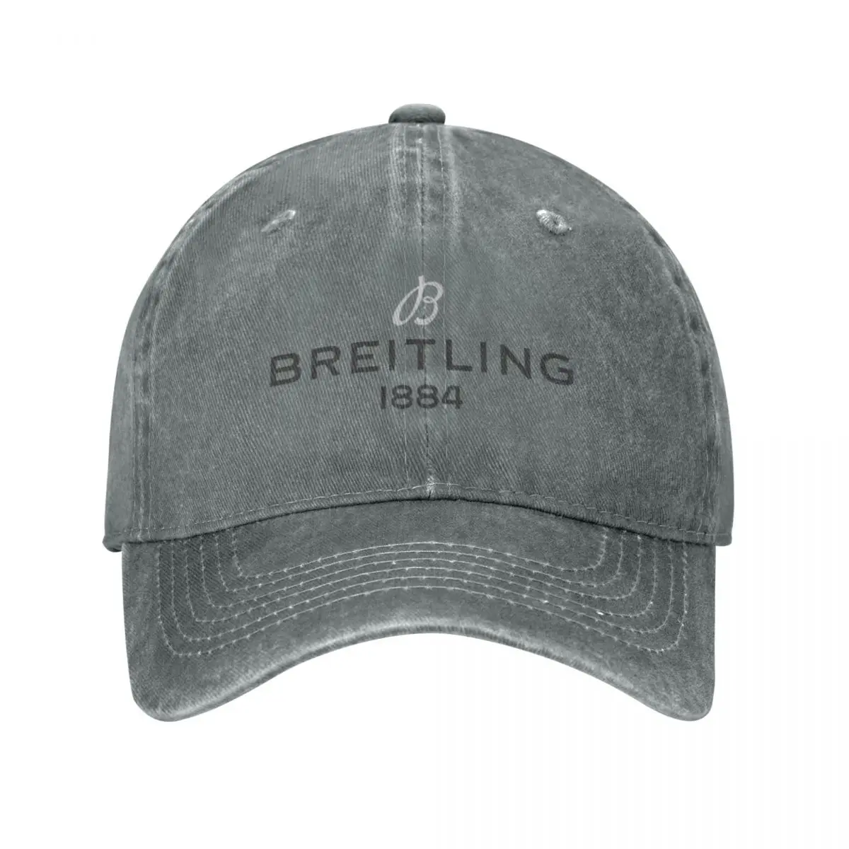 B-Breitlings Logo Merch Unisex Trucker Hat Distressed Denim Hats Cap Fashion Outdoor All Seasons Travel Adjustable Fit Dad Hat