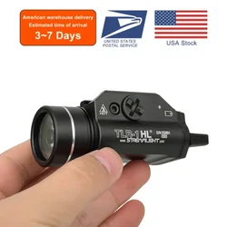 Arma tática lanterna de metal 1000 lumens tlr1 led luz estroboscópica 20mm glock 17 airsoft rifle tlr7 scout tocha caça arma lâmpada