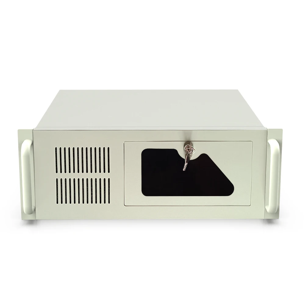 

New 4U450 Industrial Control Chassis 7-slot Seamless ATX Motherboard Power Supply Standard 19 Inch Cabinet Rack Mounted Gray