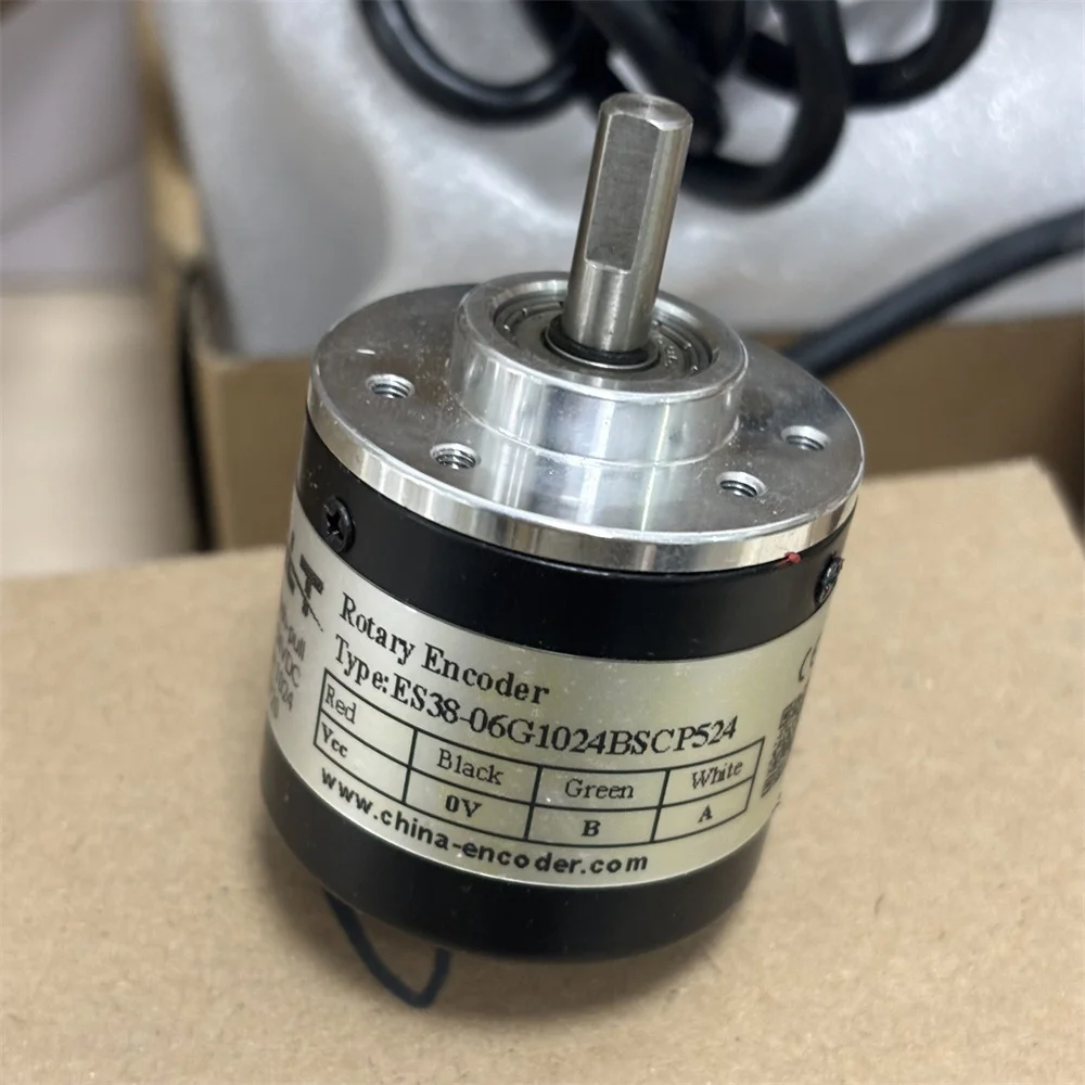 جهاز تشفير تزايدي دوار 38 مم ES38-06G1024BSCP524 1024ppr مخرج دفع وسحب 5-24 فولت #4