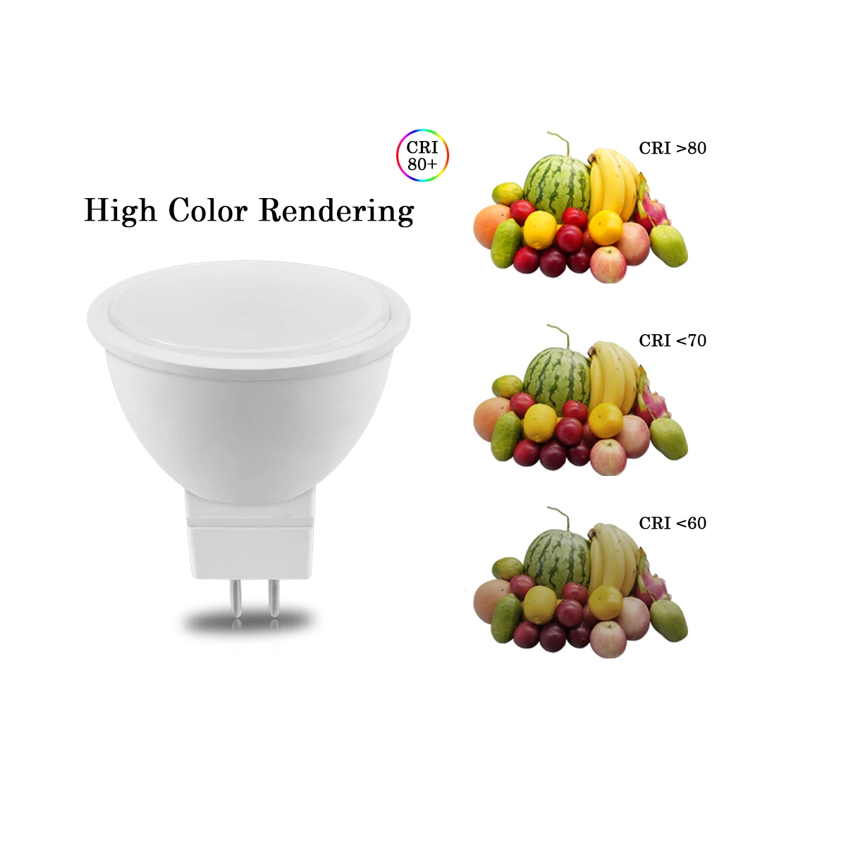 2PCS LED Spotlight MR16 GU5.3 low pressure AC/DC 12V 3W 5W 6W 7W Light Angle 120 degrees Warm White Day Light LED Light Lamp