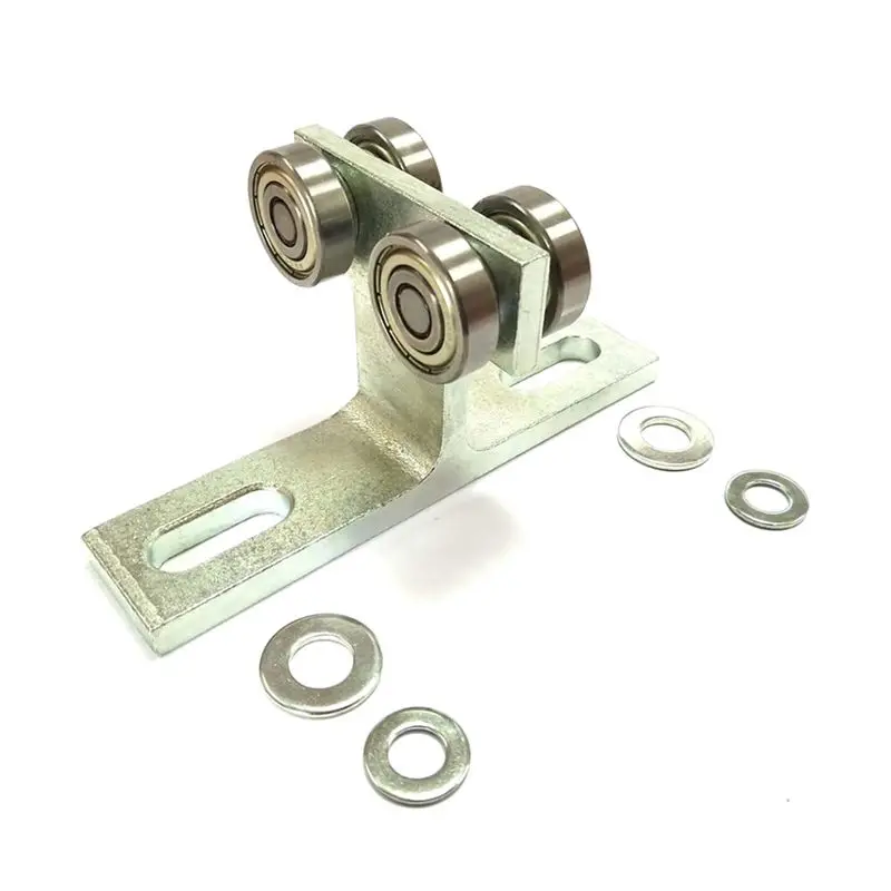 ABFW T-Type Hanging Wheel Assembly Load-Bearing Small Hanging Wheel Push-Pull Pulley Track Hardware T-Type Pulley