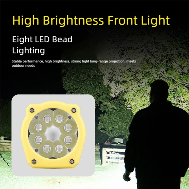 Linterna portátil emergencia para exteriores, resistente agua, con Clip, pequeña, luz trabajo, lámpara Camping,