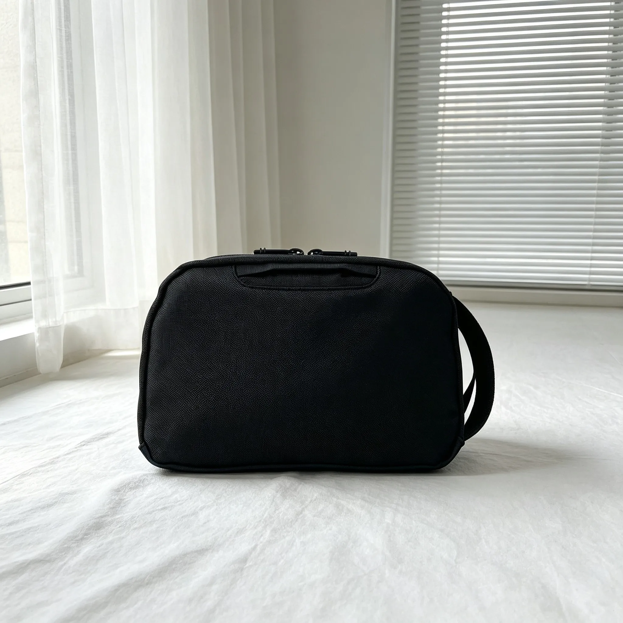 Men’s New Ballistic Nylon Top‑Handle Dopp Kit, Travel Toiletry Makeup Pouch for Business & Casual Trips