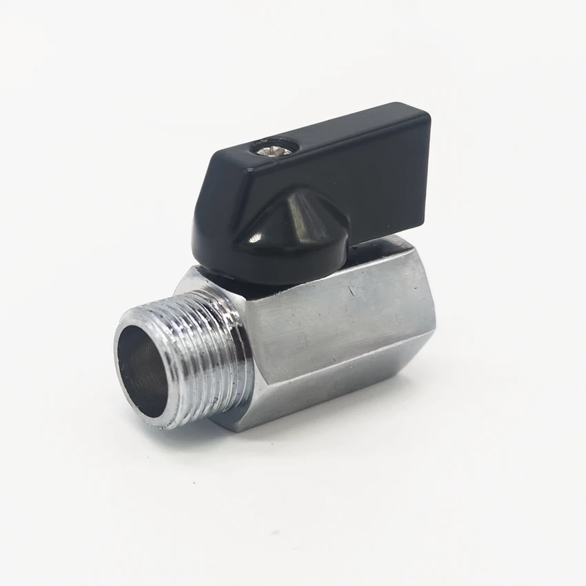 1pcs Mini Ball Valve 1/8'' 1/4'' 3/8'' 1/2'' Female Air Compressor Valves Female Thread Mini Valve