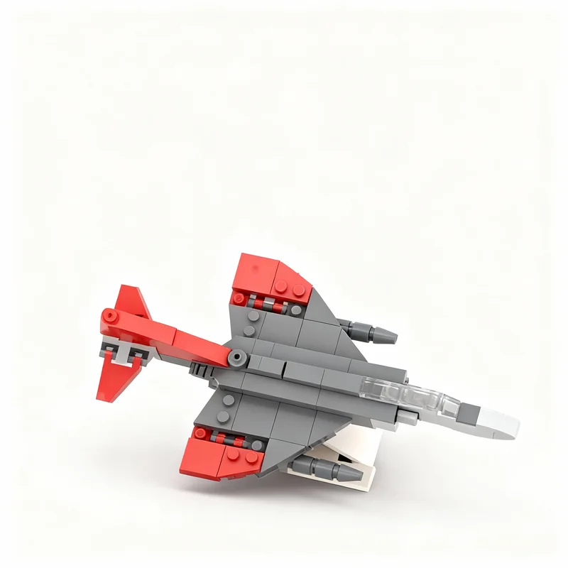 125pcs MOC Creator Designer Sets USAF McDonnell Douglas Q-4 Target Drone Model Building Blocks Christmas Gifts Toy Architecture