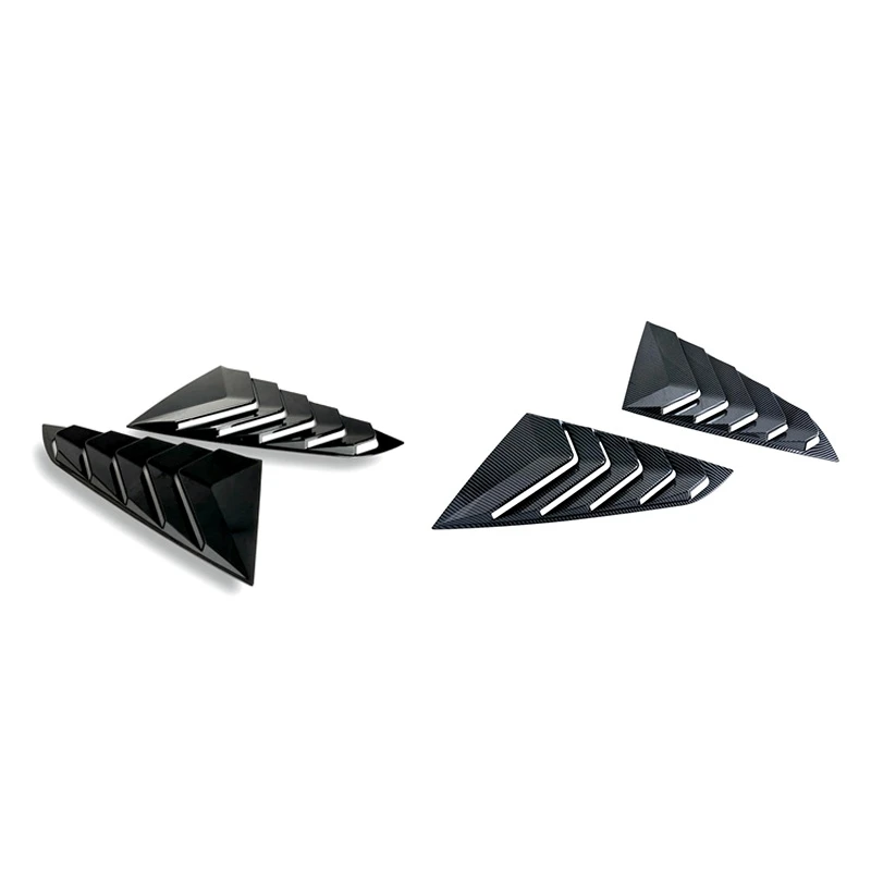 Car Rear Side Window Louver Cover Trim For Ford Mustang S650 GT 2024 Accessories