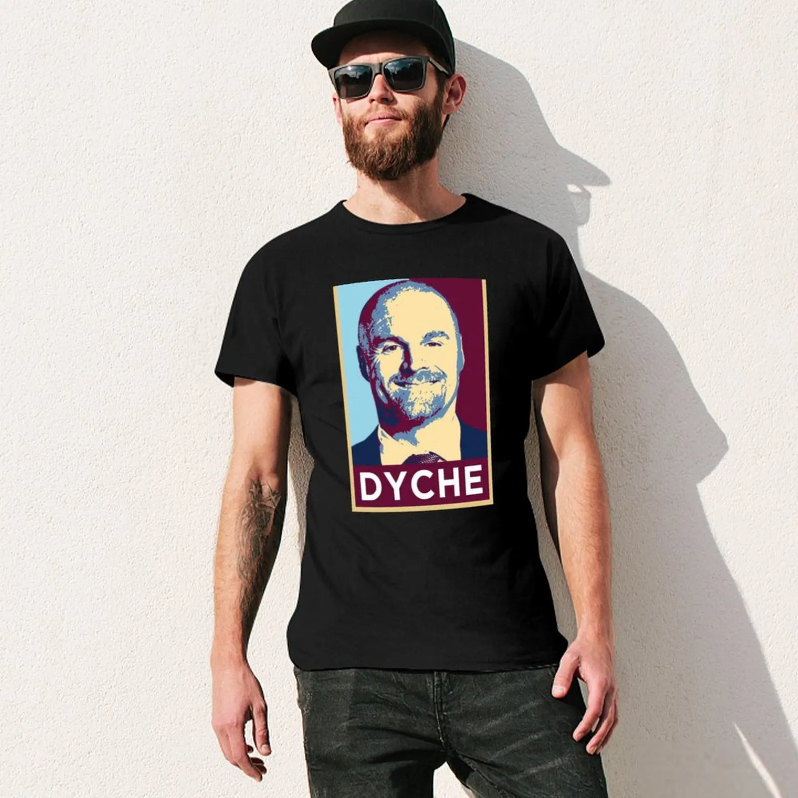 Sean Dyche Burnley Football Artwork T-Shirt Summer Casual Loose T-Shirt view 3
