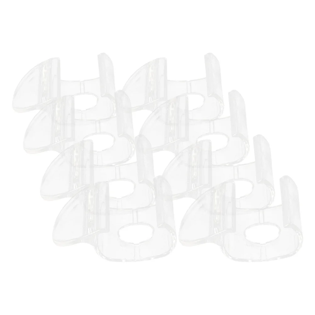 8 قطعة ستائر لاسلكية مقابض سحب ملحقات أعمى دوارة شفافة قطع غيار سهلة التركيب لستارة ظلال النوافذ