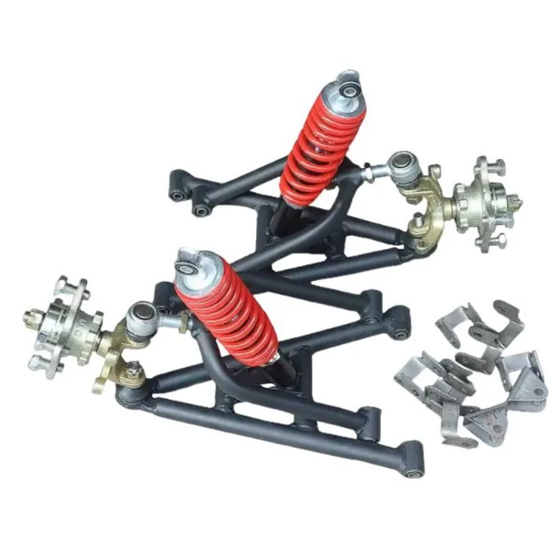 DIY beach car upper and lower rocker arm assembly homemade four-wheeler modified kart steering claw flange front suspension