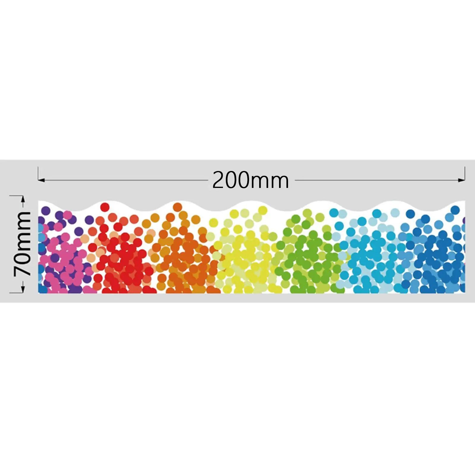 

Bulletin Board Borders Decorate Bulletin Boards Colorful Decor Cute Dot