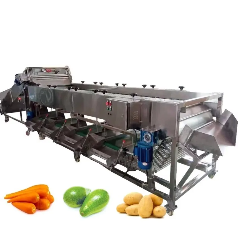 Automatic Potato Sorting Machine Grading Machine Orange Tomato Avacados Blueberry Cherry Tomato Sorting Machine Customized