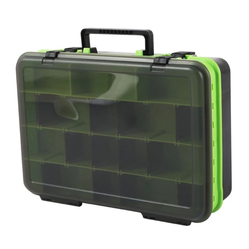 

Tackle Box Multi Compartment Double Layer Fishing Lures Baits Hook Storage Container Case Fishing Accessory Storage Box
