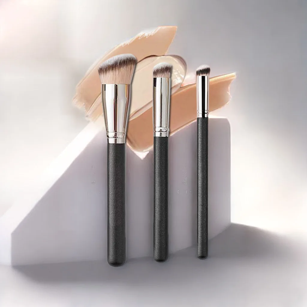 Make-up Pinsel Foundation Concealer abgewinkelt nahtlose Abdeckung synthetische dunkle Kreis flüssige Creme Kosmetik Kontur Pinsel Beauty-Tool