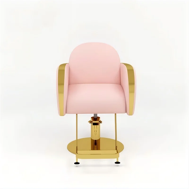 

Keyunshi Black & Gold Salon Chair, Modern Luxury Hairdressing Chair with Adjustable Swivel Base for Beauty Salons