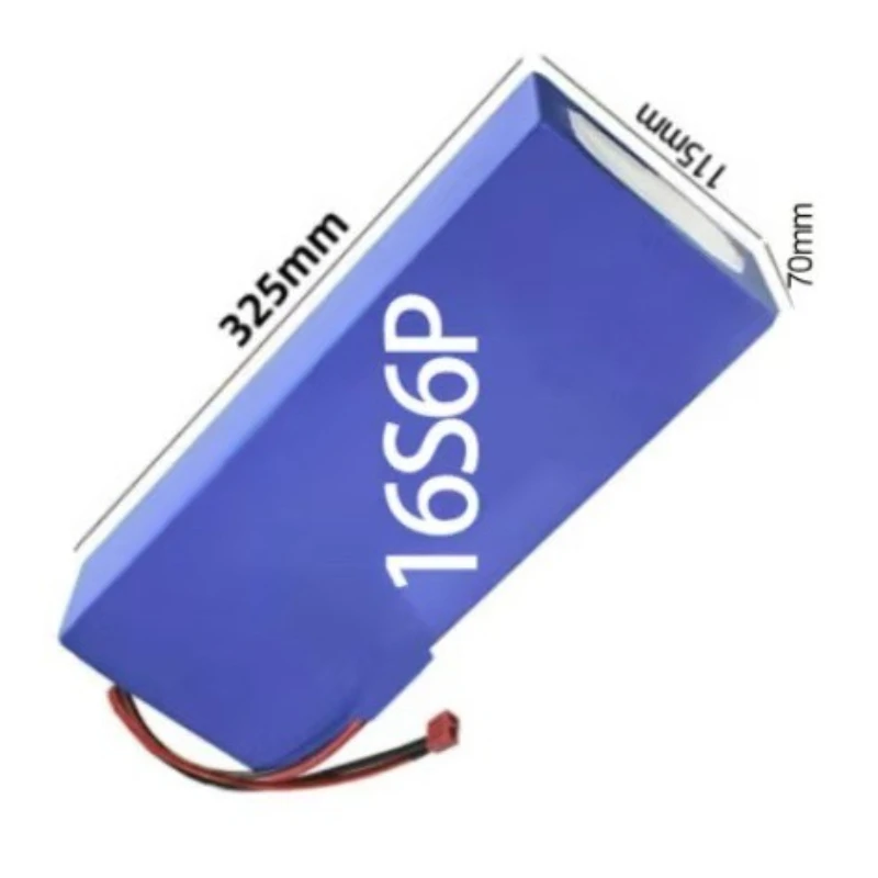 18650 60V 16S6P 20ah Battery Pack Lithium Portable Energy Storage Power Scooter Electric Vehicle Stable Charging Battery