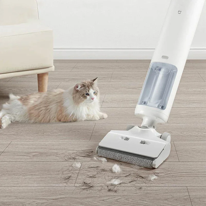 XIAOMI MIJIA-Aspirateur à sec et support sans fil, épurateur, nettoyage, déterminer les appareils ménagers, brosse à rouleau automatique, nouveau