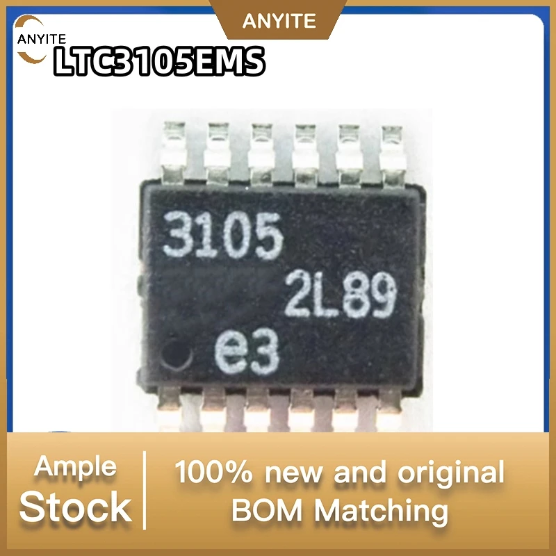 

5Pcs/LoT new LTC3105EMS LTC3105 LTC3105EMS#TRPBF 3105 MSOP12