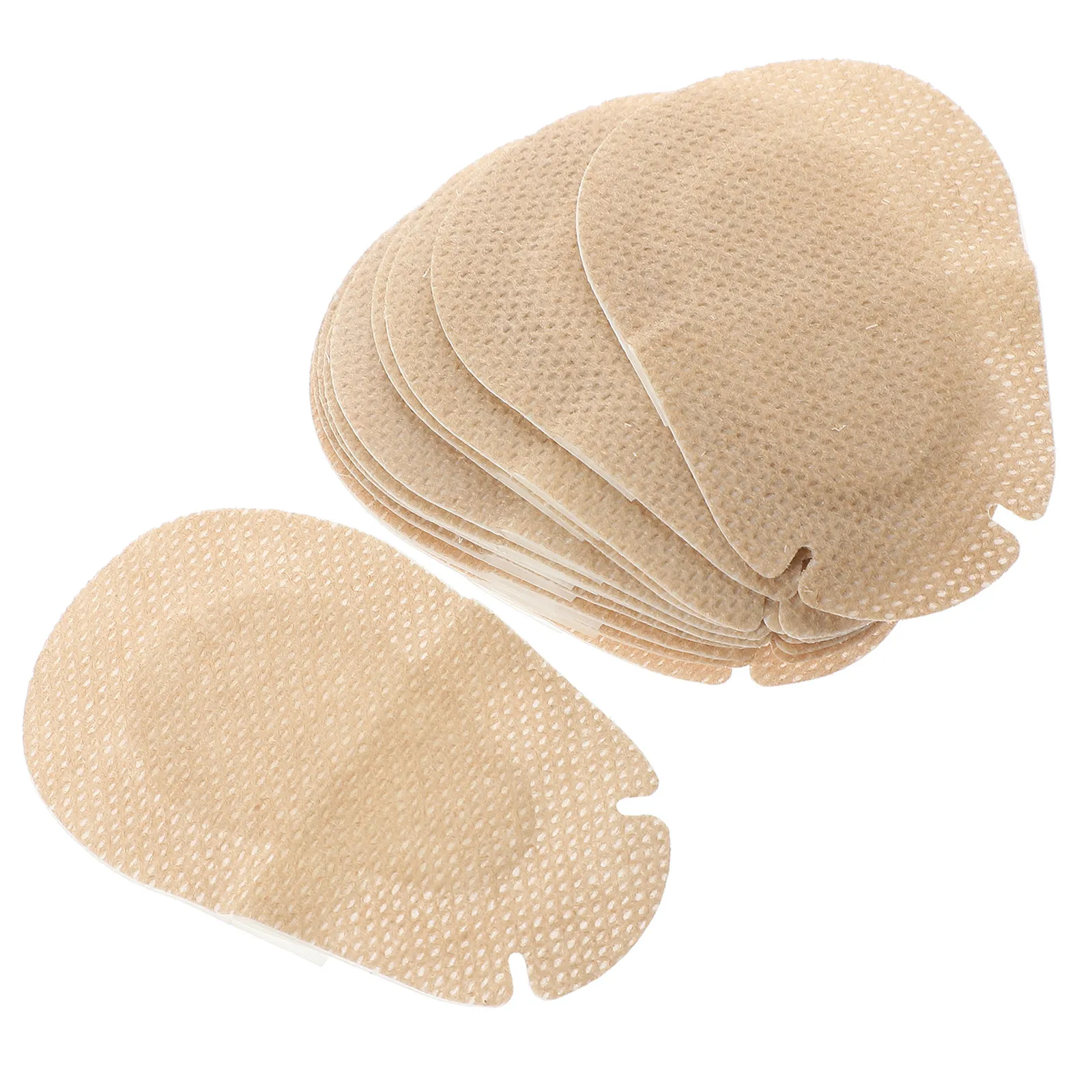 

60 Pcs Eye Patches Adhesive Bandages Pads for Adults Eyeshade Amblyopia Lazy Oval-shaped Beige Breathable