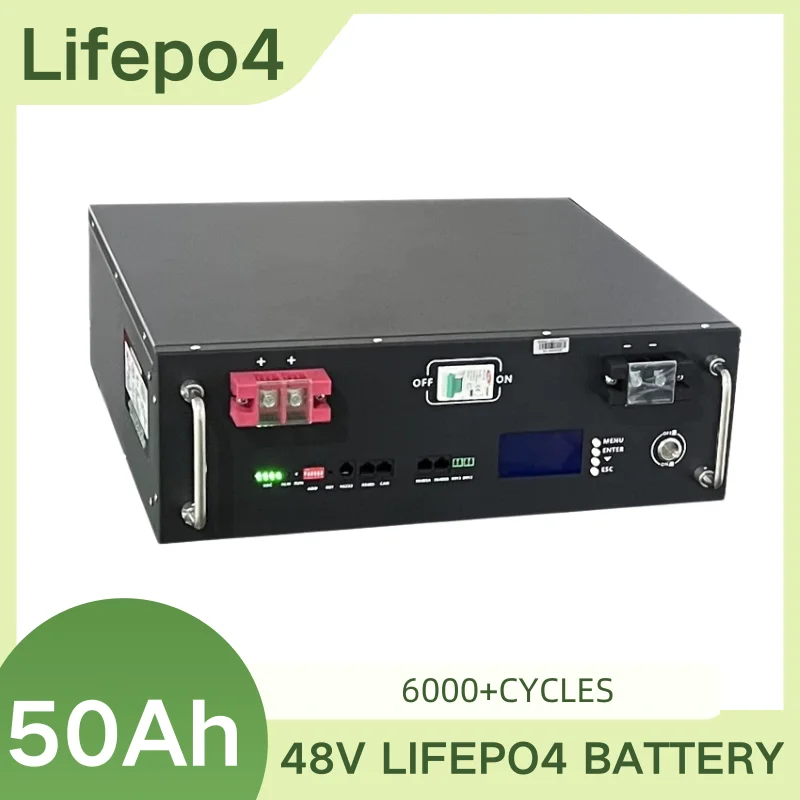 

Аккумулятор LifePO4 48 В, 100 Ач, встроенный BMS, 5 кВтч, протоколо дереа CAN/RS485, 48 В, 200 Ач, 300 Ач, 10 кВтч, 15 кВтч, b