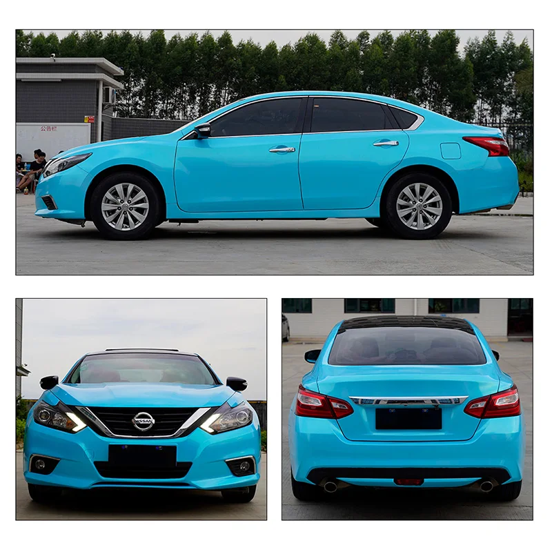 2025 Super Bright PVC Orange Color Chameleon Metallic Series Car Body Sticker Pet Car Vinyl Wrap Film