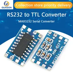 1pcs/lot mini RS232 MAX3232 Levels to TTL level converter board serial converter board Dropshipping