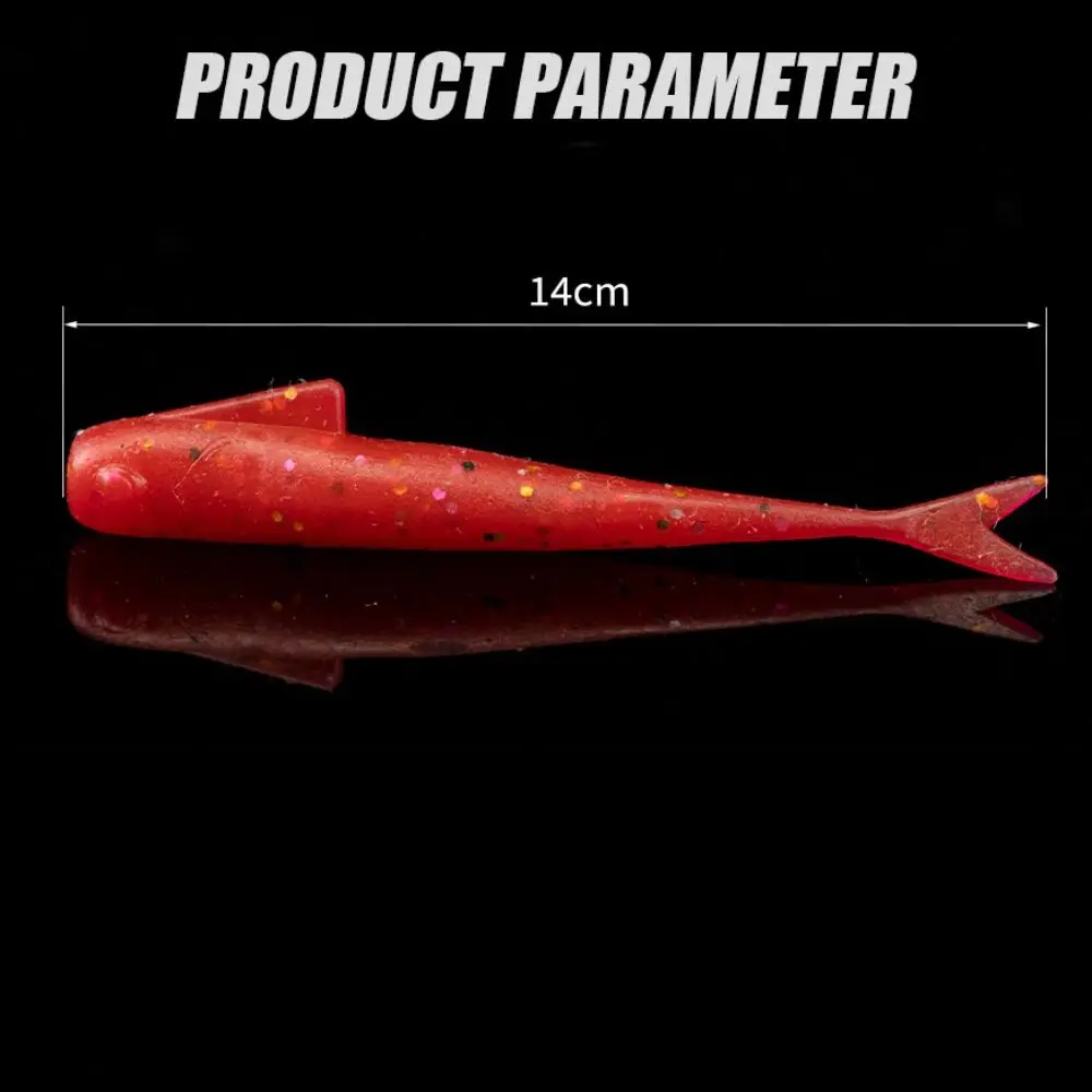 15 قطعة اكسسوارات الصيد TPE الصيد السحر الناعم 4 سنتيمتر 6 ألوان الصيد تهزهز إغراء العائمة أسماك الطعوم لوازم الصيد #6