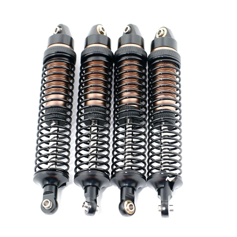 4Pcs 108Mm Metal Shock Absorber For Axial SCX10 Capra Wraith Traxxas TRX4 Redcat Gen8 YK4082 1/10 RC Crawler Car Parts