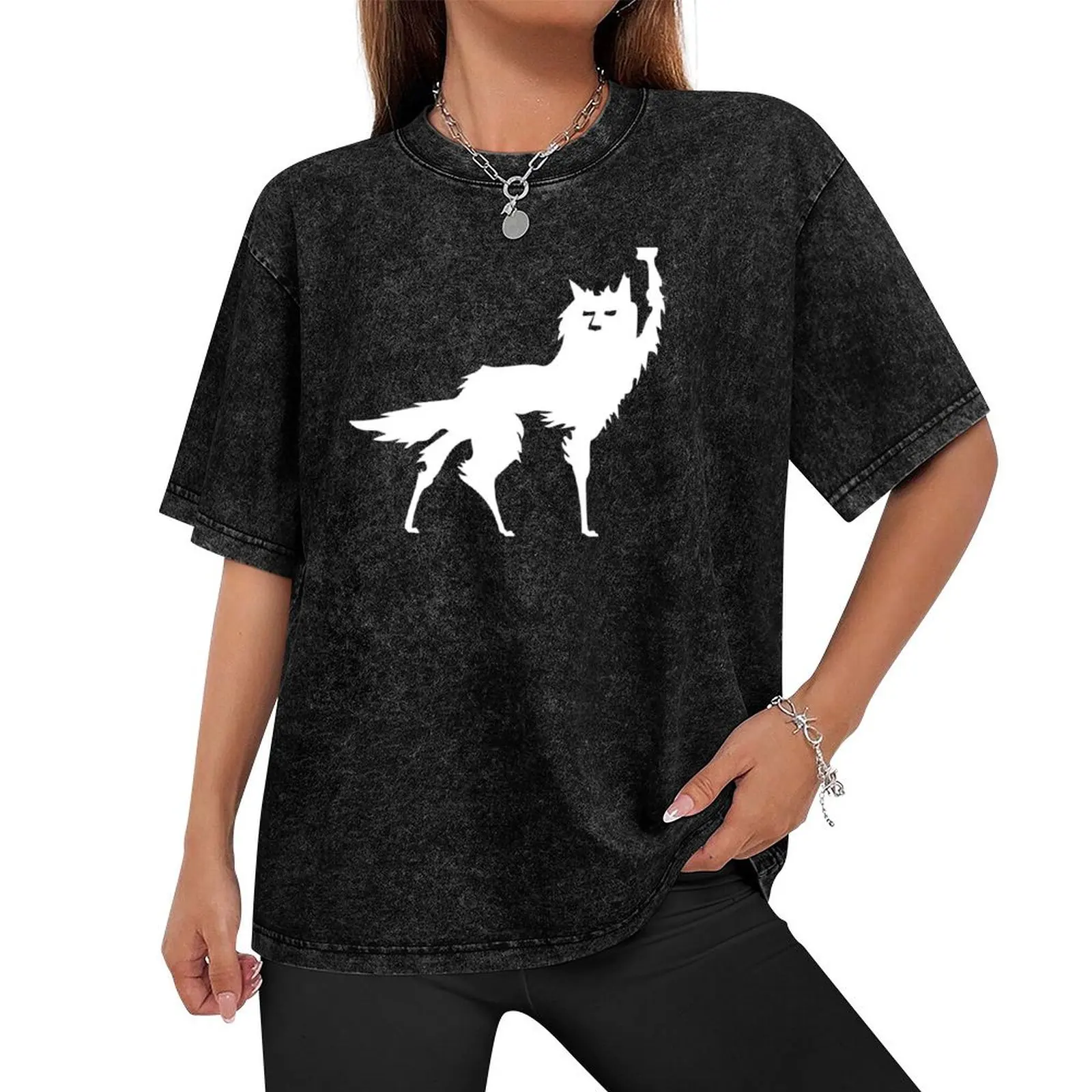 Fantastic Mr Fox - Wolf - Canis Lupus - Simple T-Shirt blacks custom t shirt anime clothes oversized t shirts for men