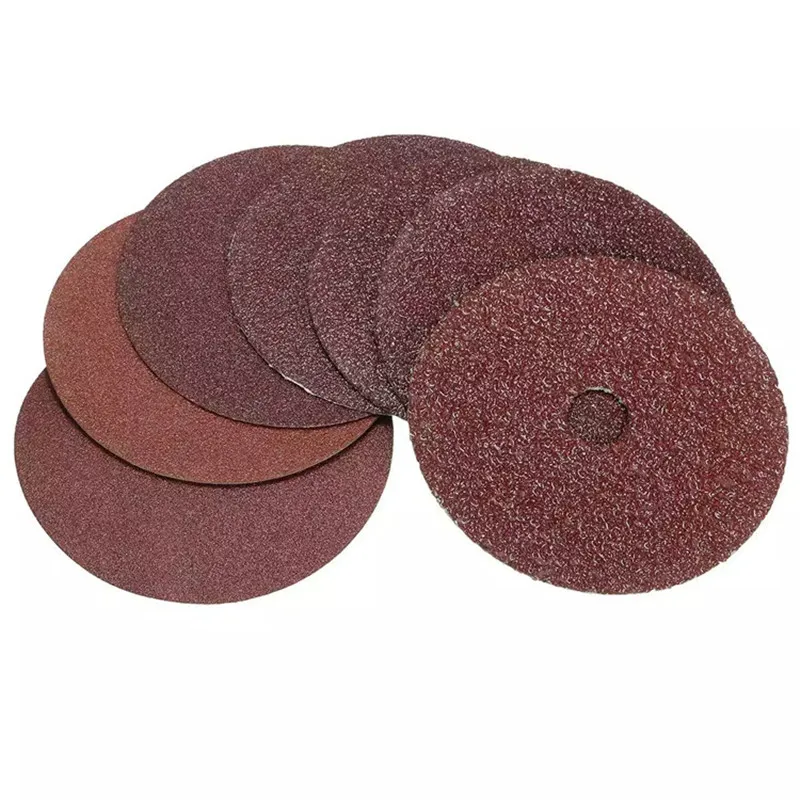 50 Buah 4 Inci 100X16Mm Roda Cakram Pengasah Serat Sanding 24 Hingga 120 Grit untuk Gerinda Sudut