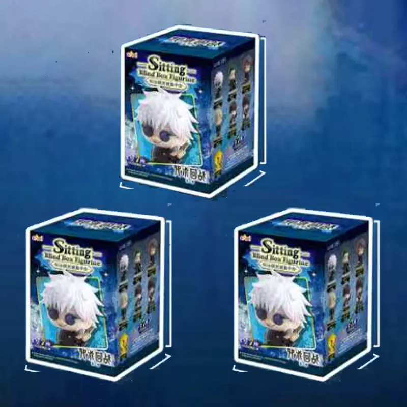 Nieuwe, populaire, originele EAKI Jujutsu Kaisen zittende figuurtjes blind box bureaudecoratie fans verrassing verjaardag cadeau trendy speelgoed