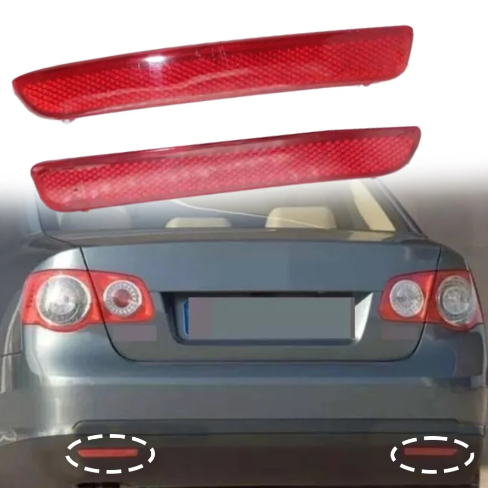 

1K5945105 1K5945106 Rear Bumper Reflector Light Stop Turn Signal reflective strips For Volkswagen VW Jetta V Mk5 Sedan 2006~2011